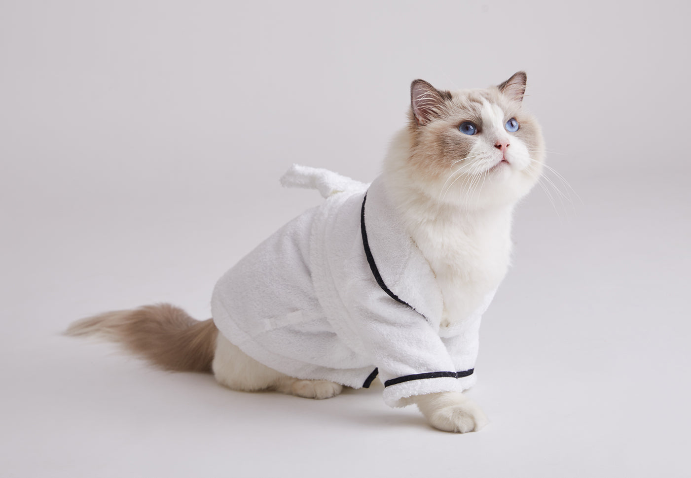 Pure Cotton Bathrobe with Belt