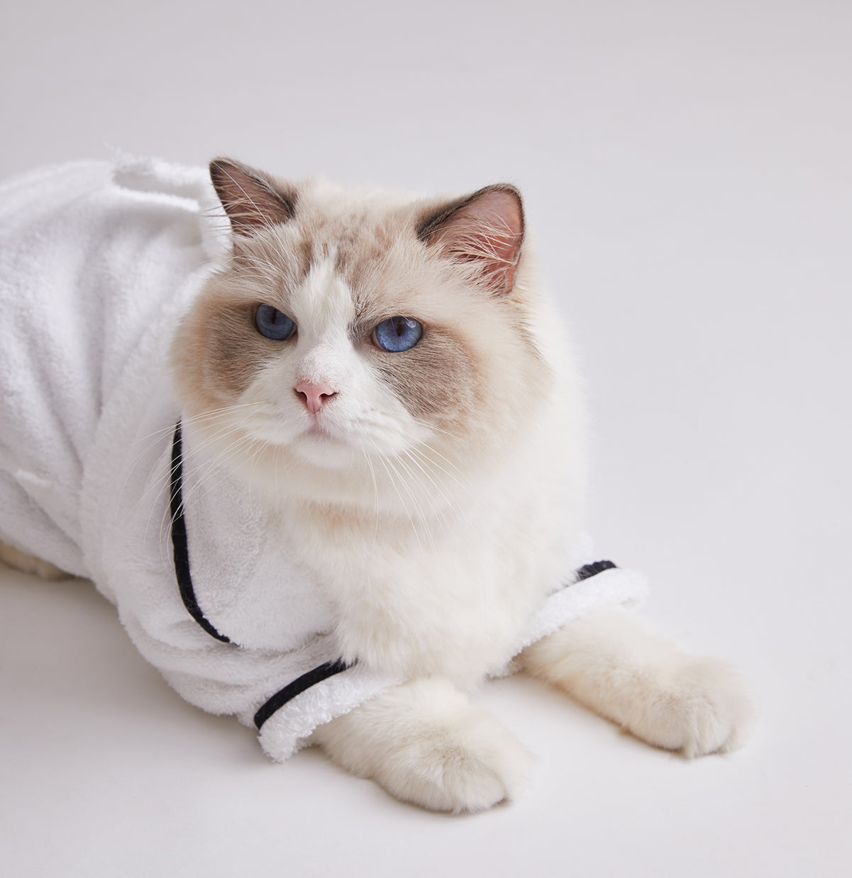 Pure Cotton Bathrobe with Belt