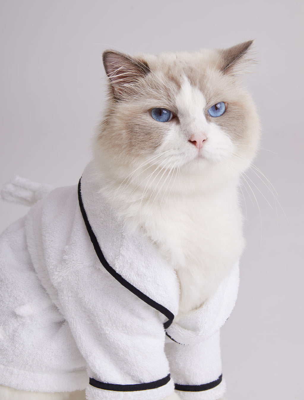 Pure Cotton Bathrobe with Belt