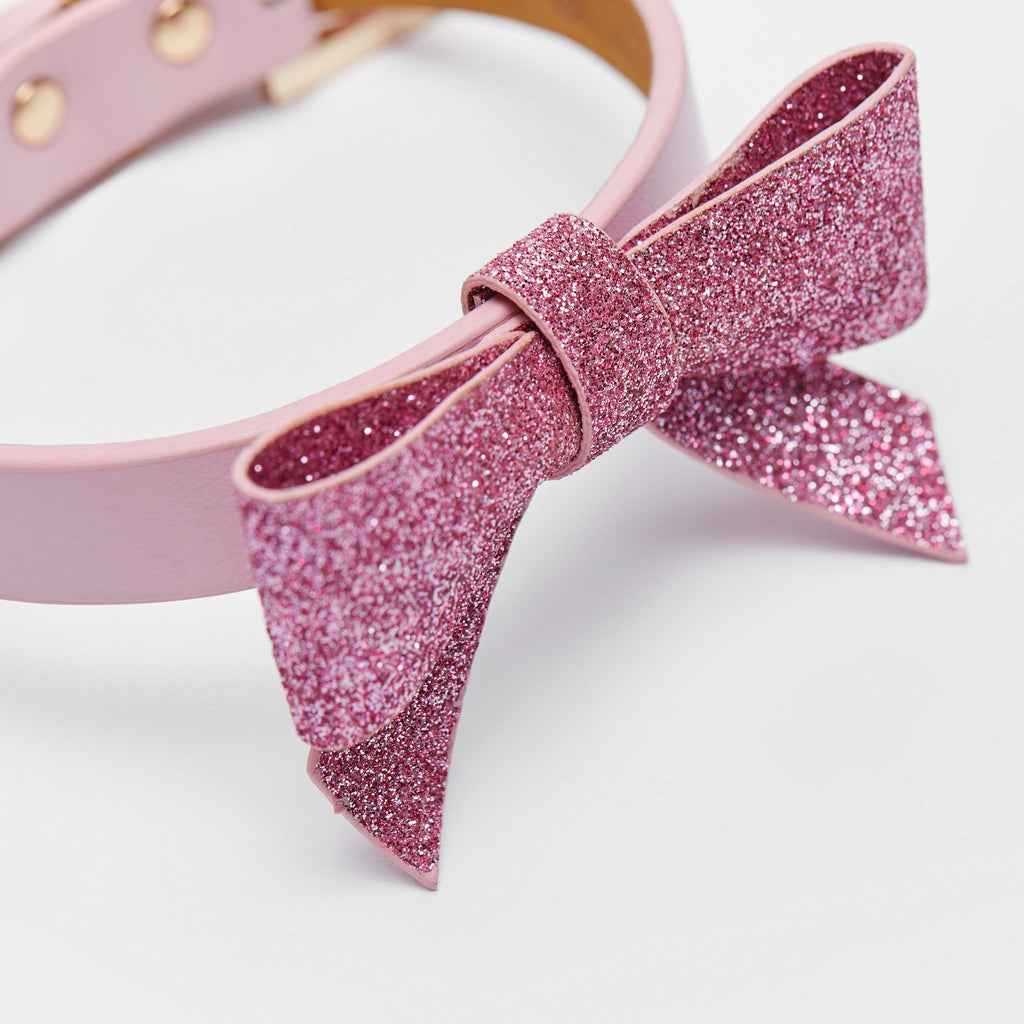 Pink Bowknot Collar for Pets
