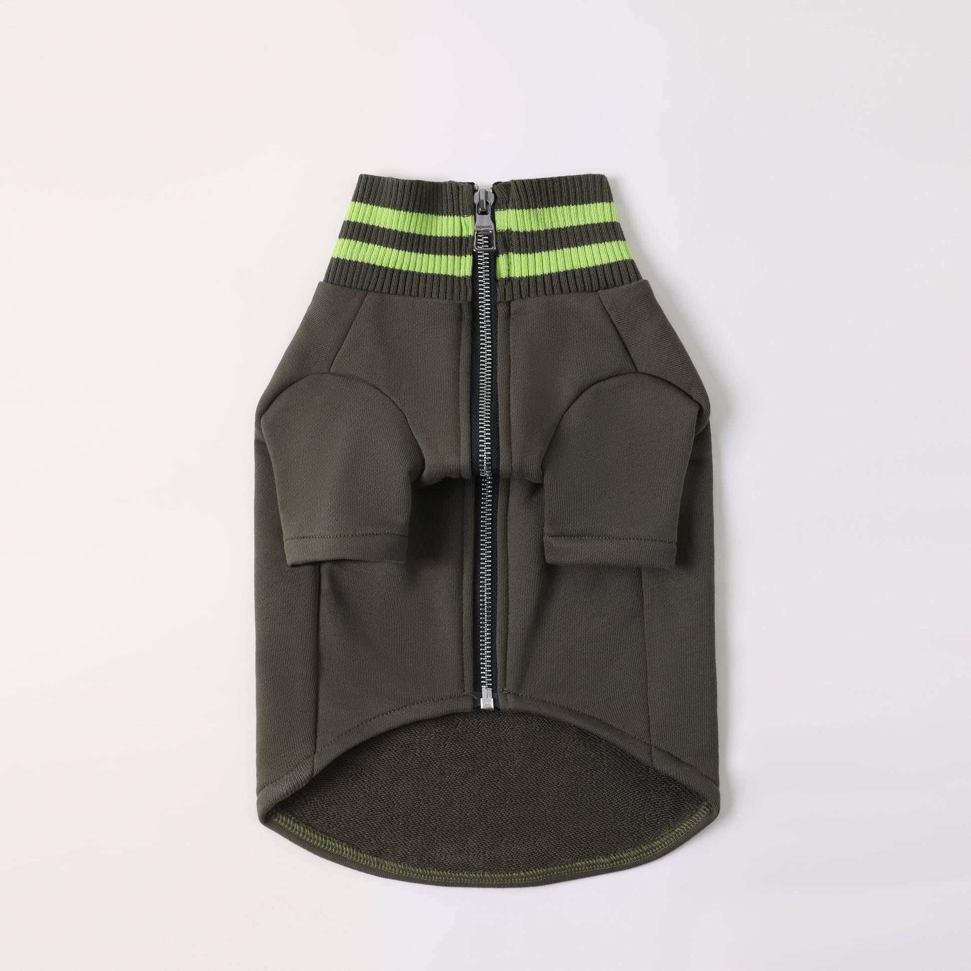 Contrast Turtleneck Thin Jacket