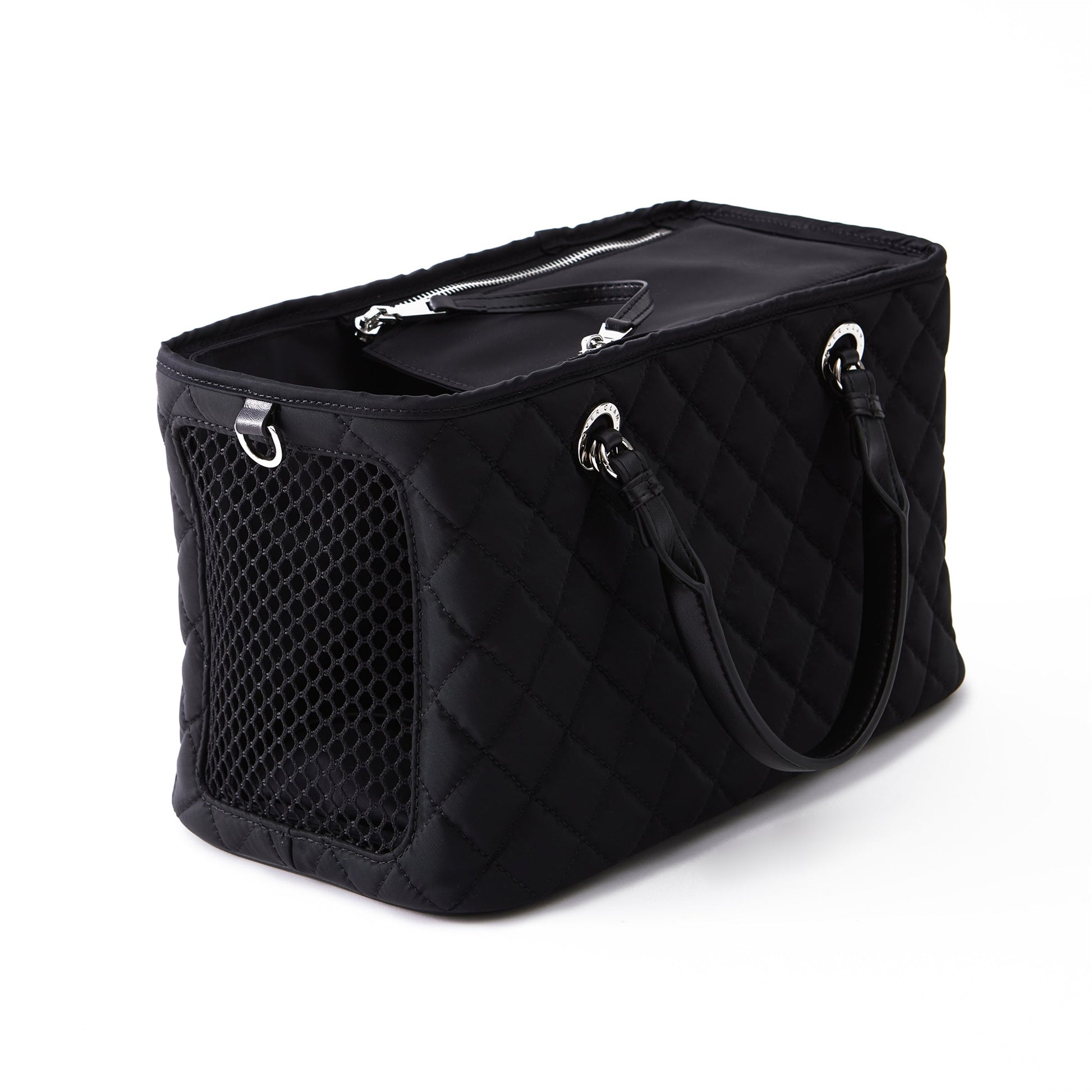 Black Cuboid Pet Travel Bag