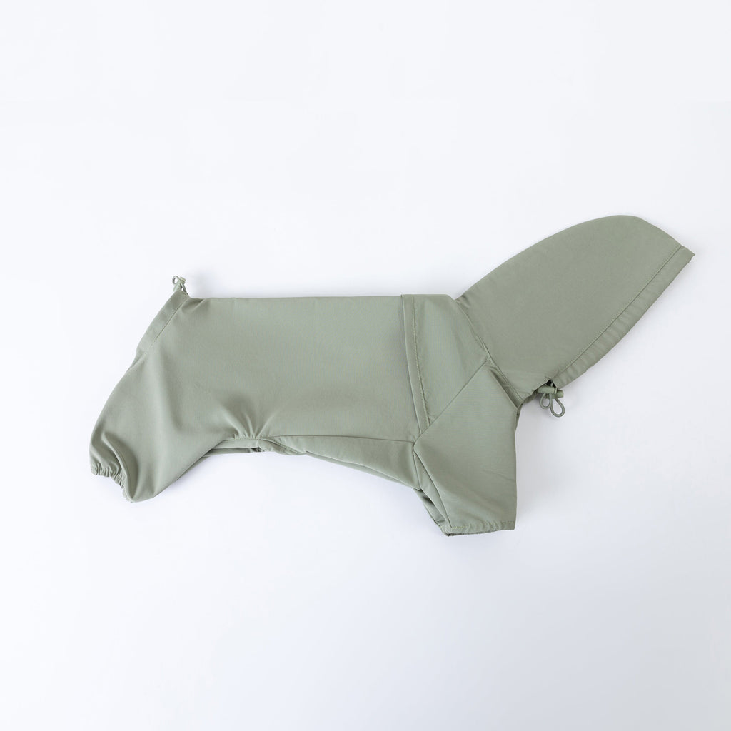 Waterproof Dog Coat with Hood and Four Leg Fit