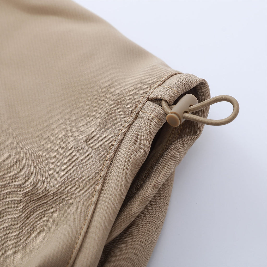 Four Leg Thin Coat with Stand Up Collar