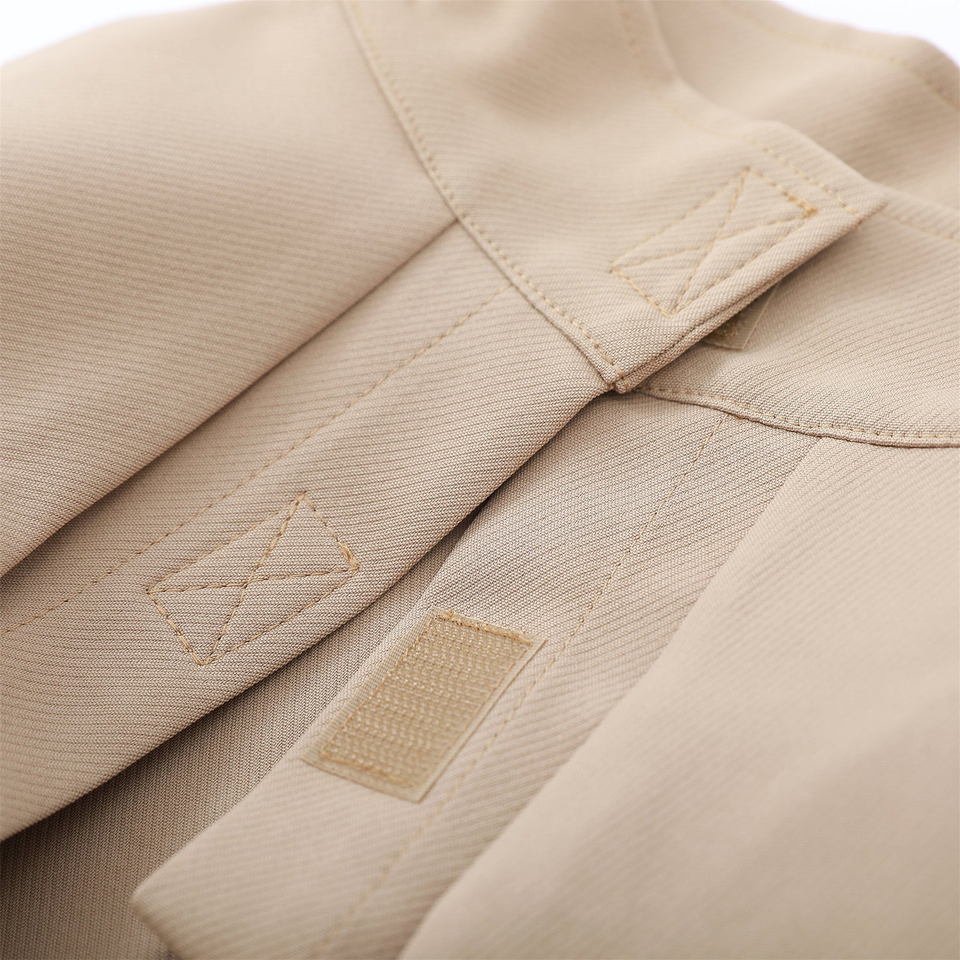 Four Leg Thin Coat with Stand Up Collar