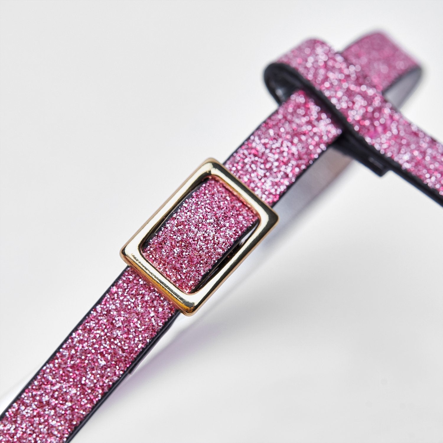 Glitter Leather Harness in Silver or Rose