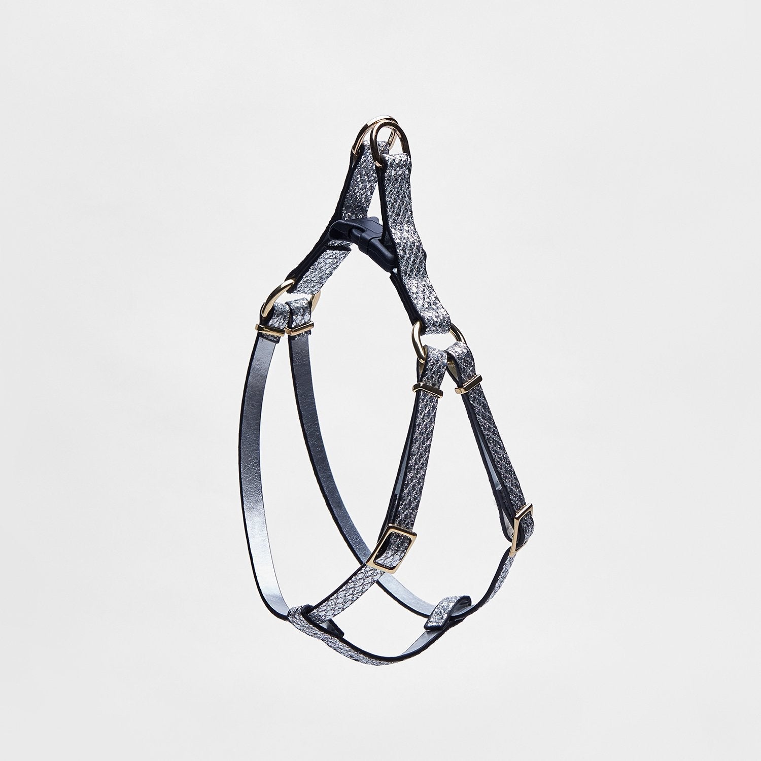 Glitter Leather Harness in Silver or Rose