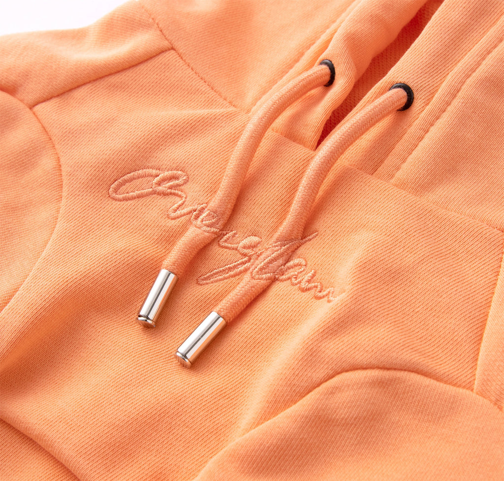 Pastel Hoodie with Glam Embroidery