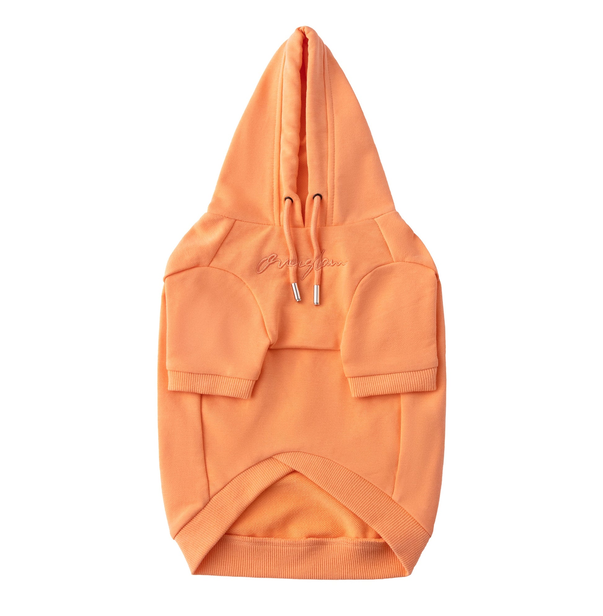 Pastel Hoodie with Glam Embroidery