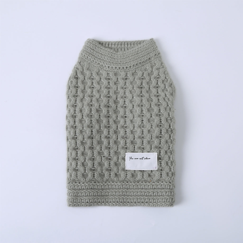 You Are Not Alone Cashmere Wool Knit Jumper