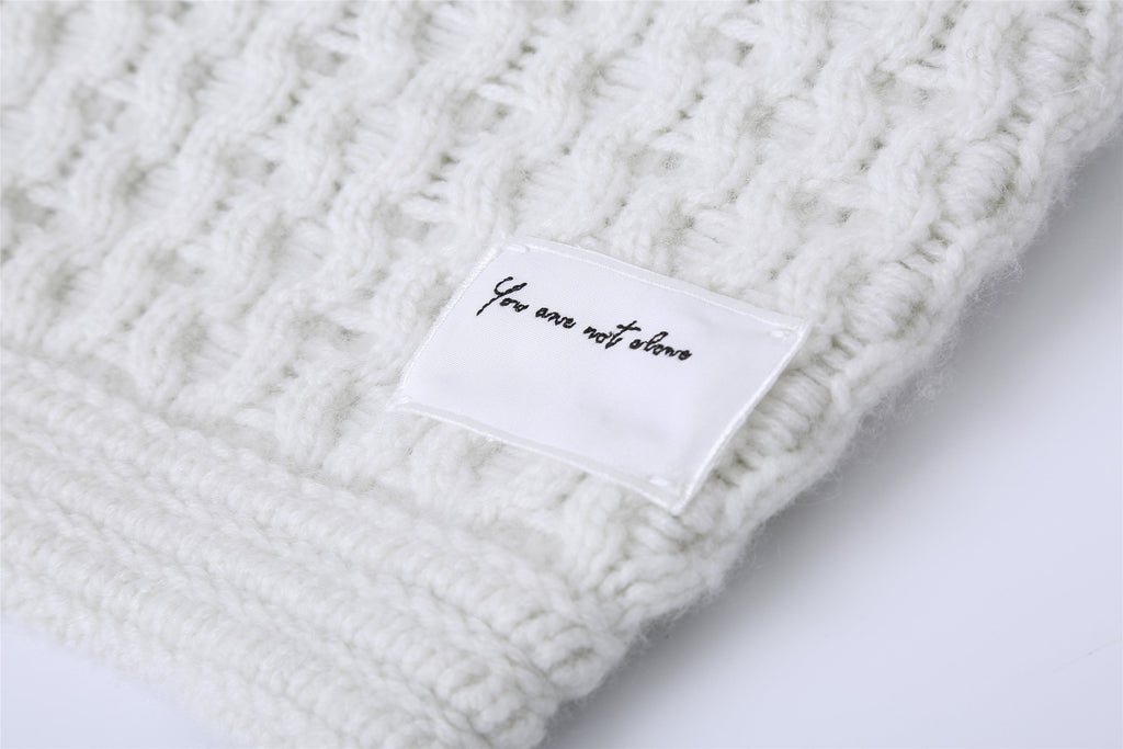 You Are Not Alone Cashmere Wool Knit Jumper