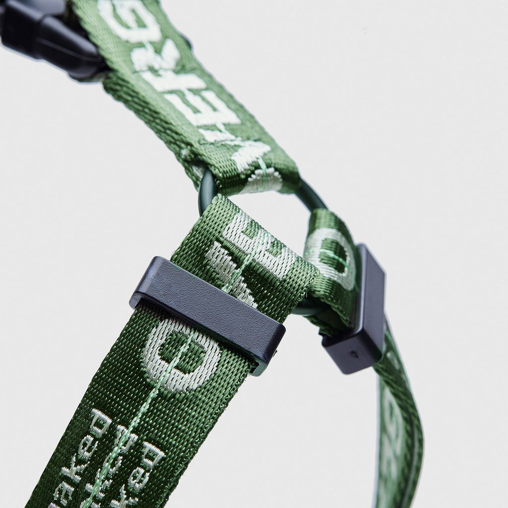 Ribbon Harness in Rose and Green