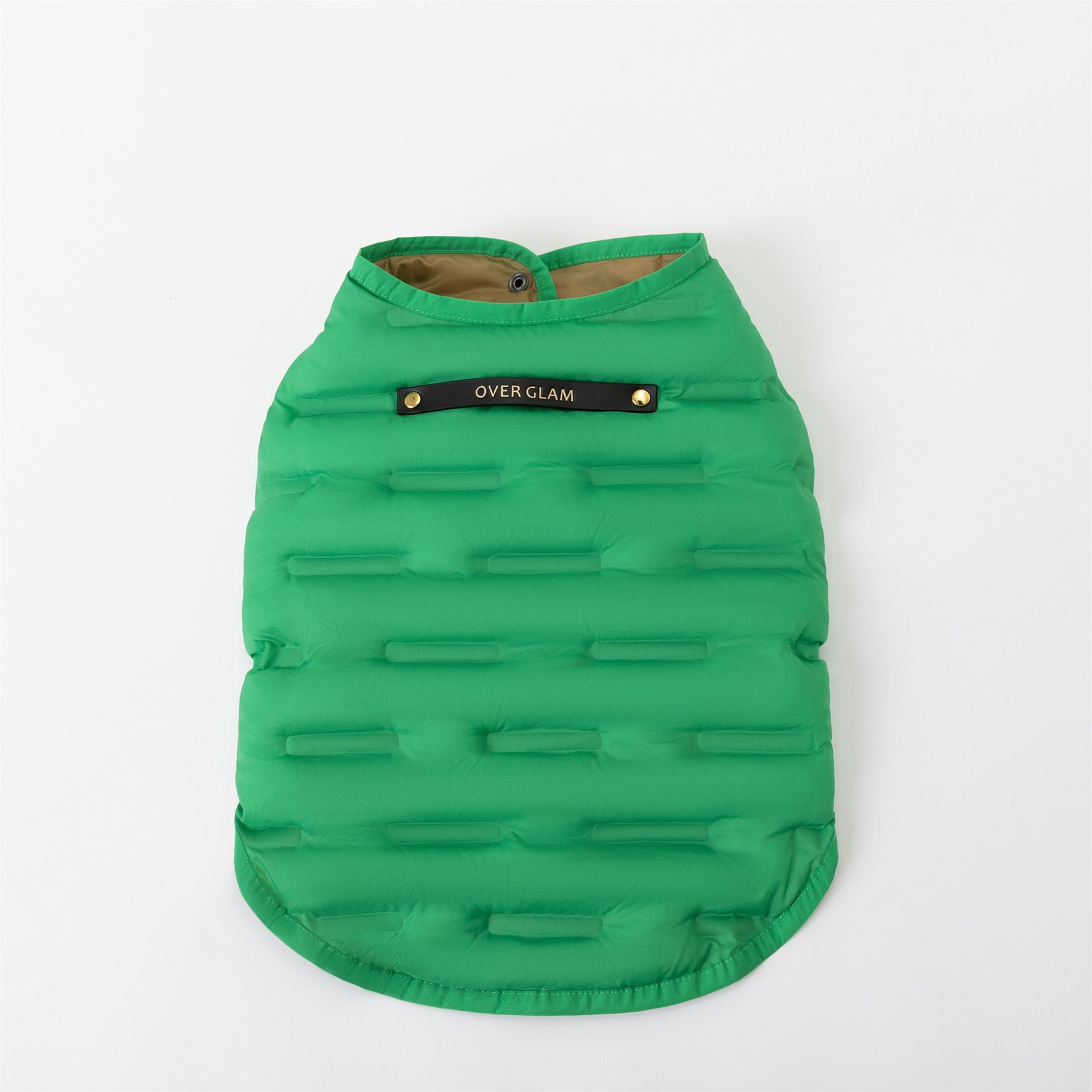 Sleeveless Button Up Puffer Jacket