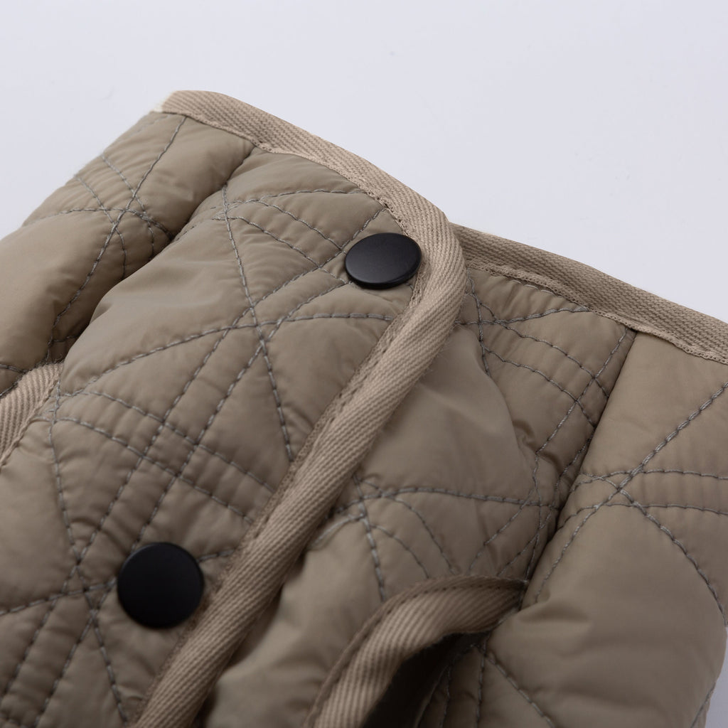 Sleeveless Diamond Lattice Jacket