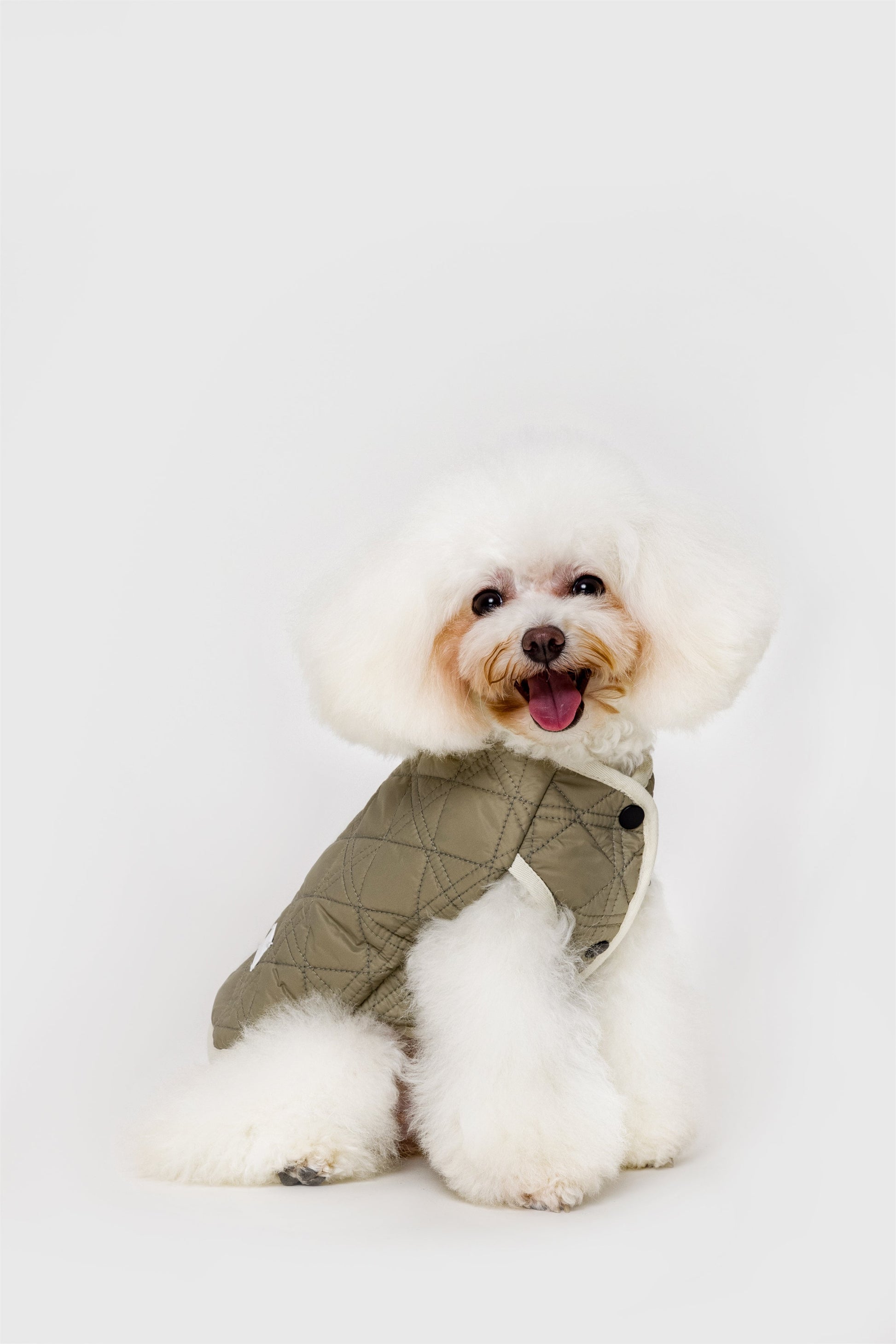 Sleeveless Diamond Lattice Jacket