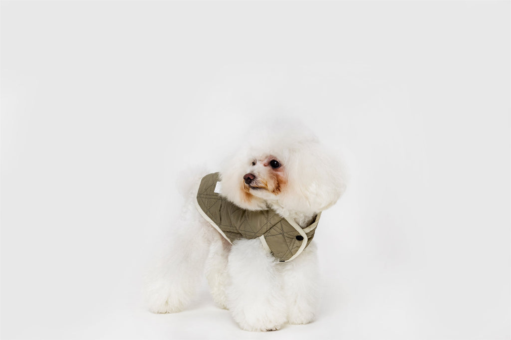 Sleeveless Diamond Lattice Jacket