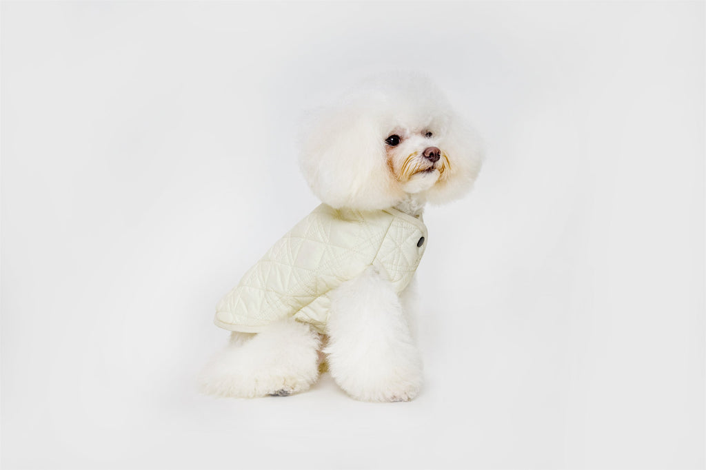 Sleeveless Diamond Lattice Jacket