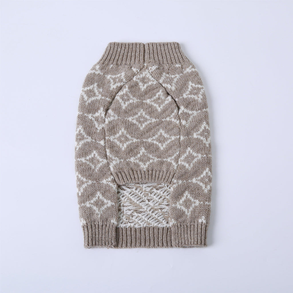 You Are Not Alone Sleeveless Jumper with Floral Pattern