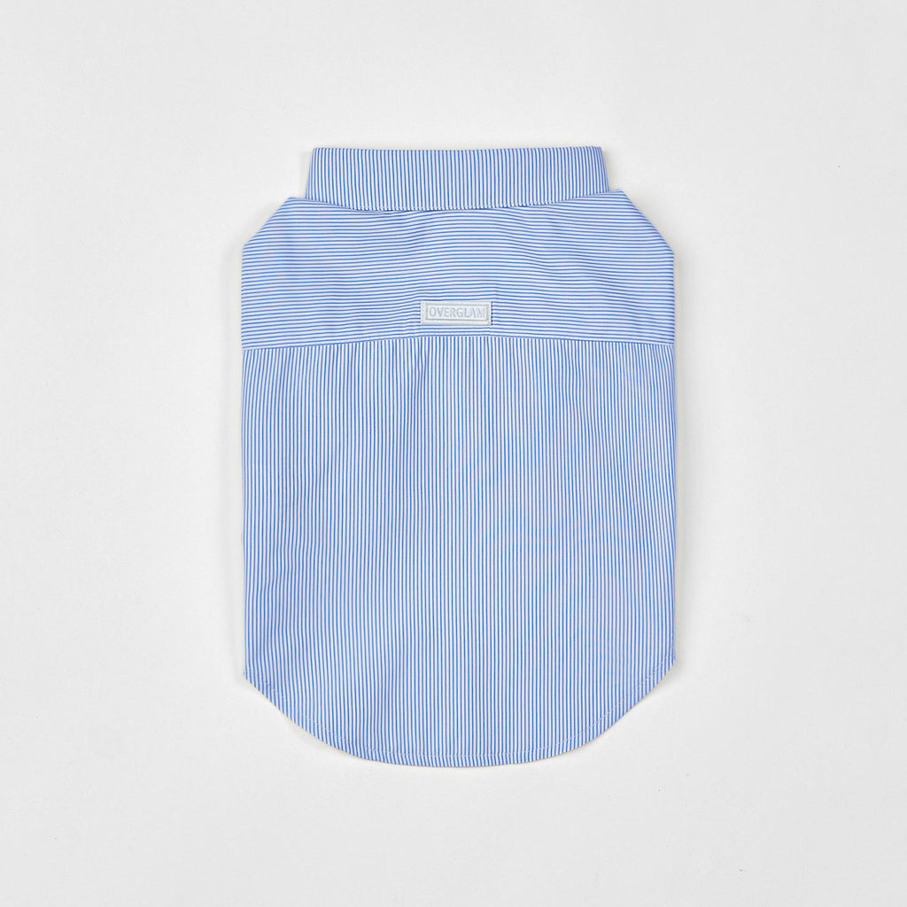 Striped Cotton Shirt in Blue or Pink