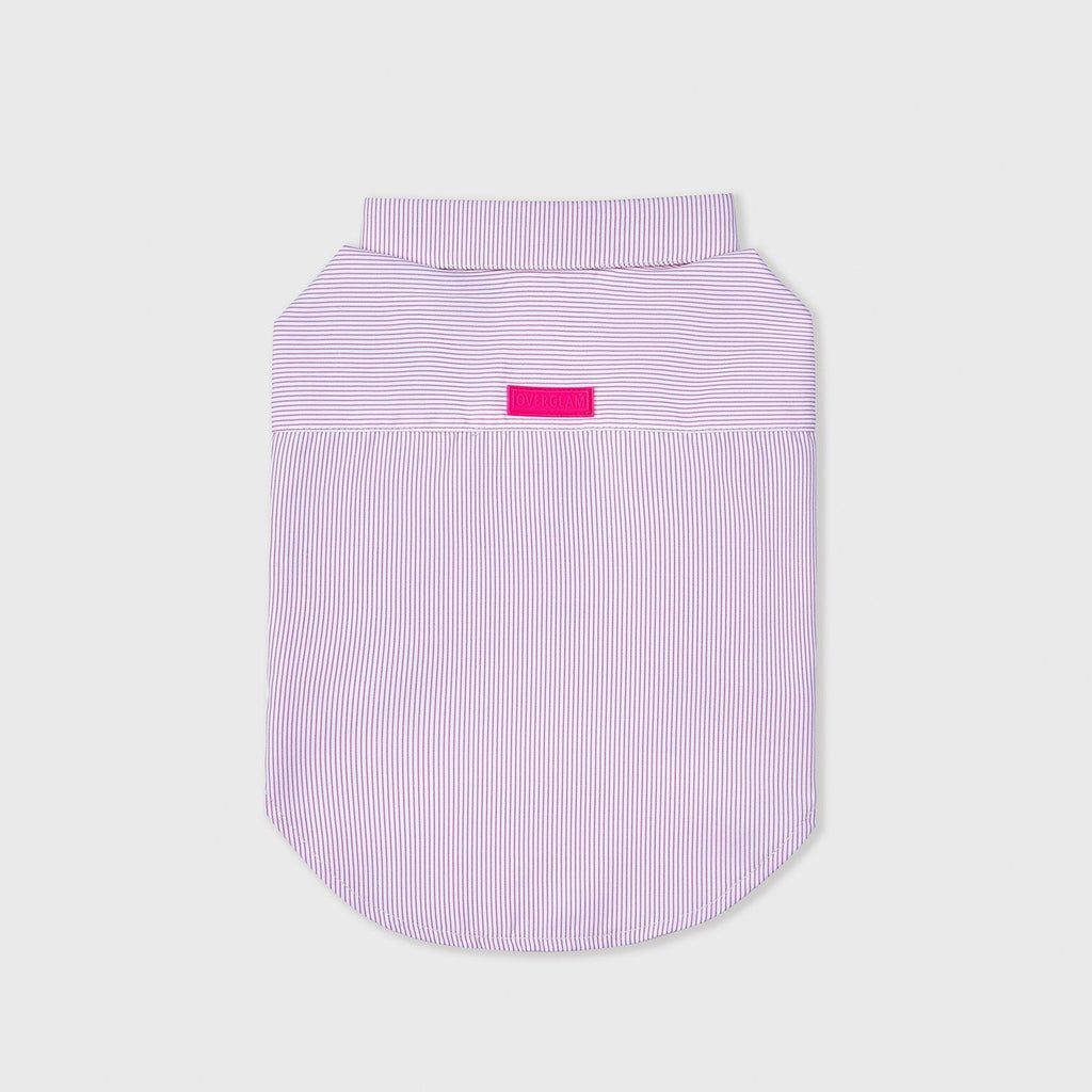 Striped Cotton Shirt in Blue or Pink