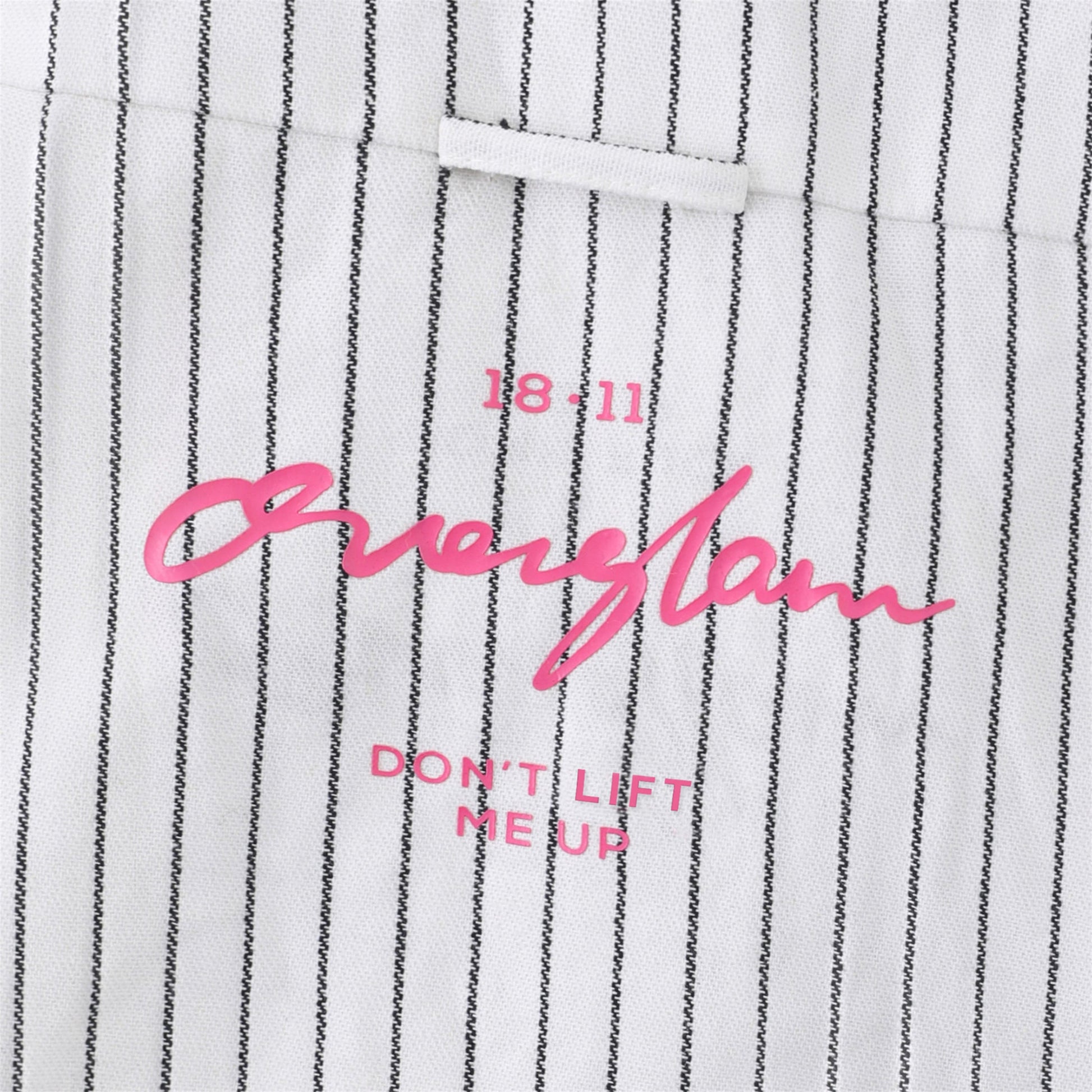 Striped Button Up Shirt in White