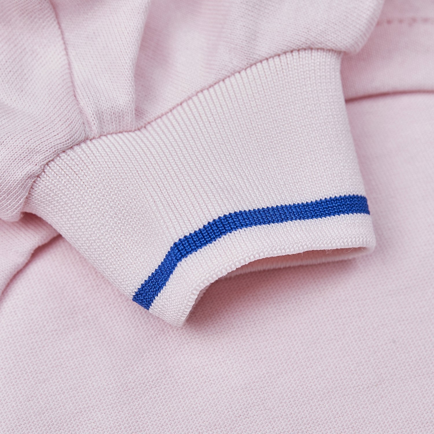 Pink Cotton T-Shirt with Blue Text