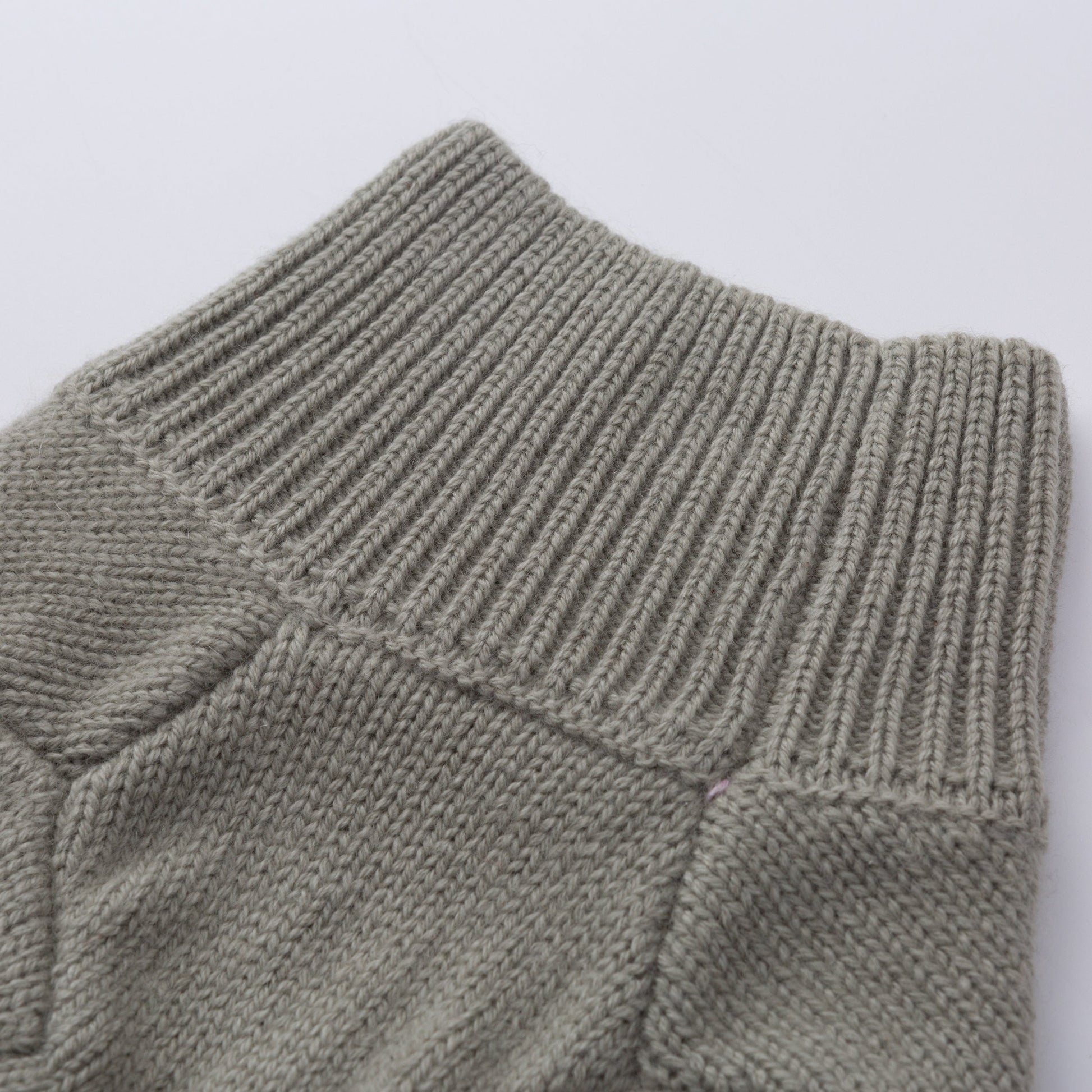 Turtleneck Long Sleeve Jumper with Embroidered Bird