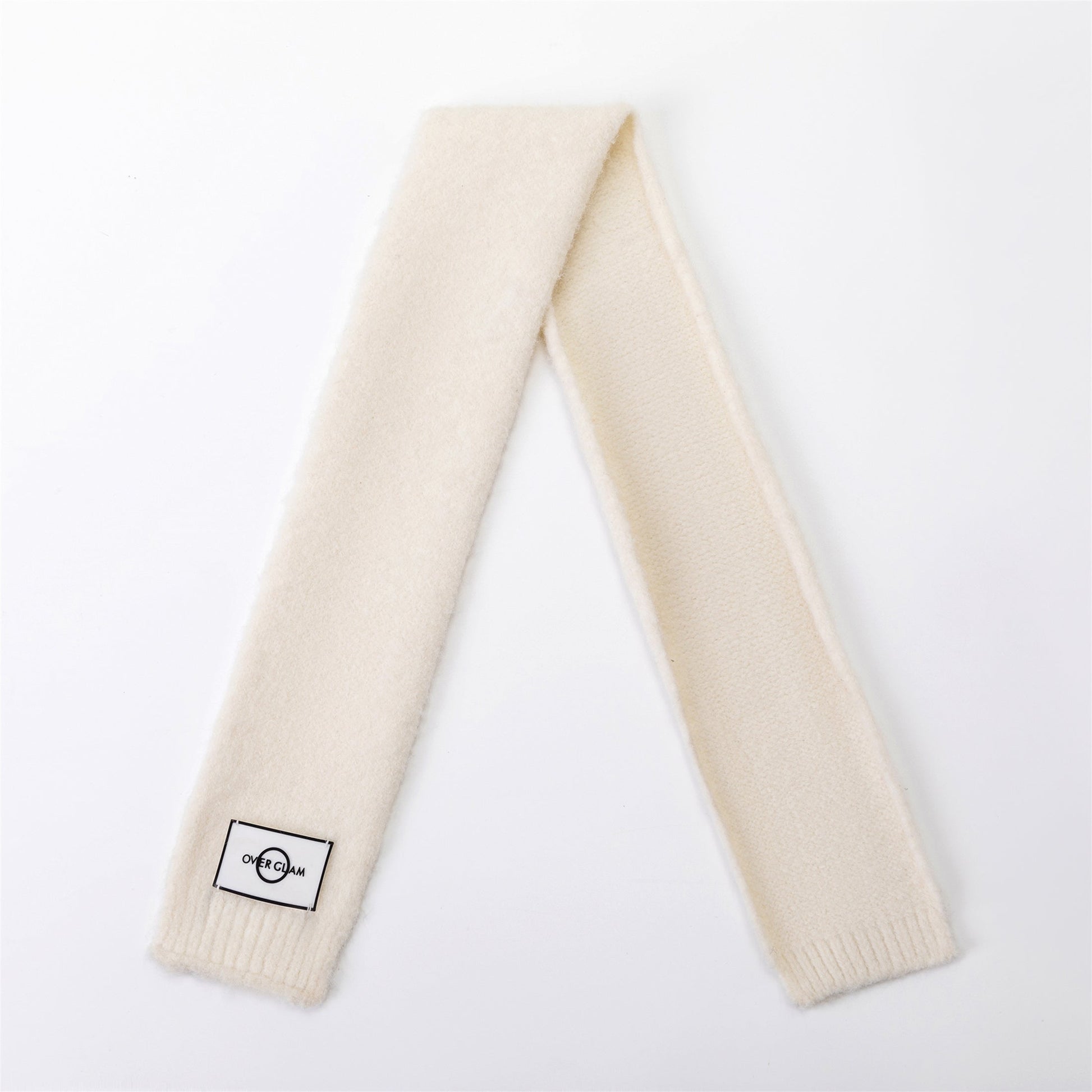 White Woolen Pet Scarf