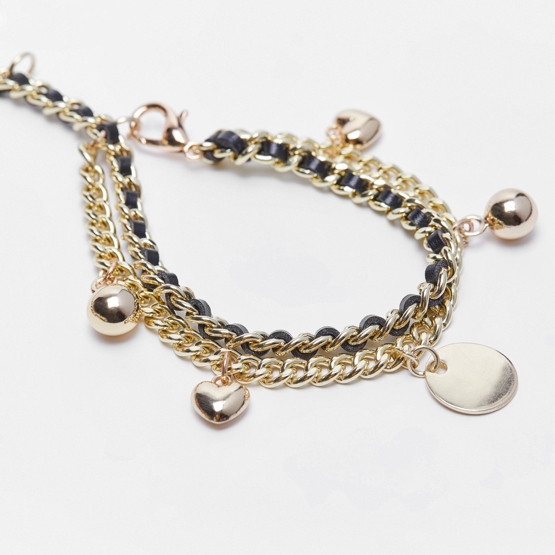Golden Chain Lead and Collar