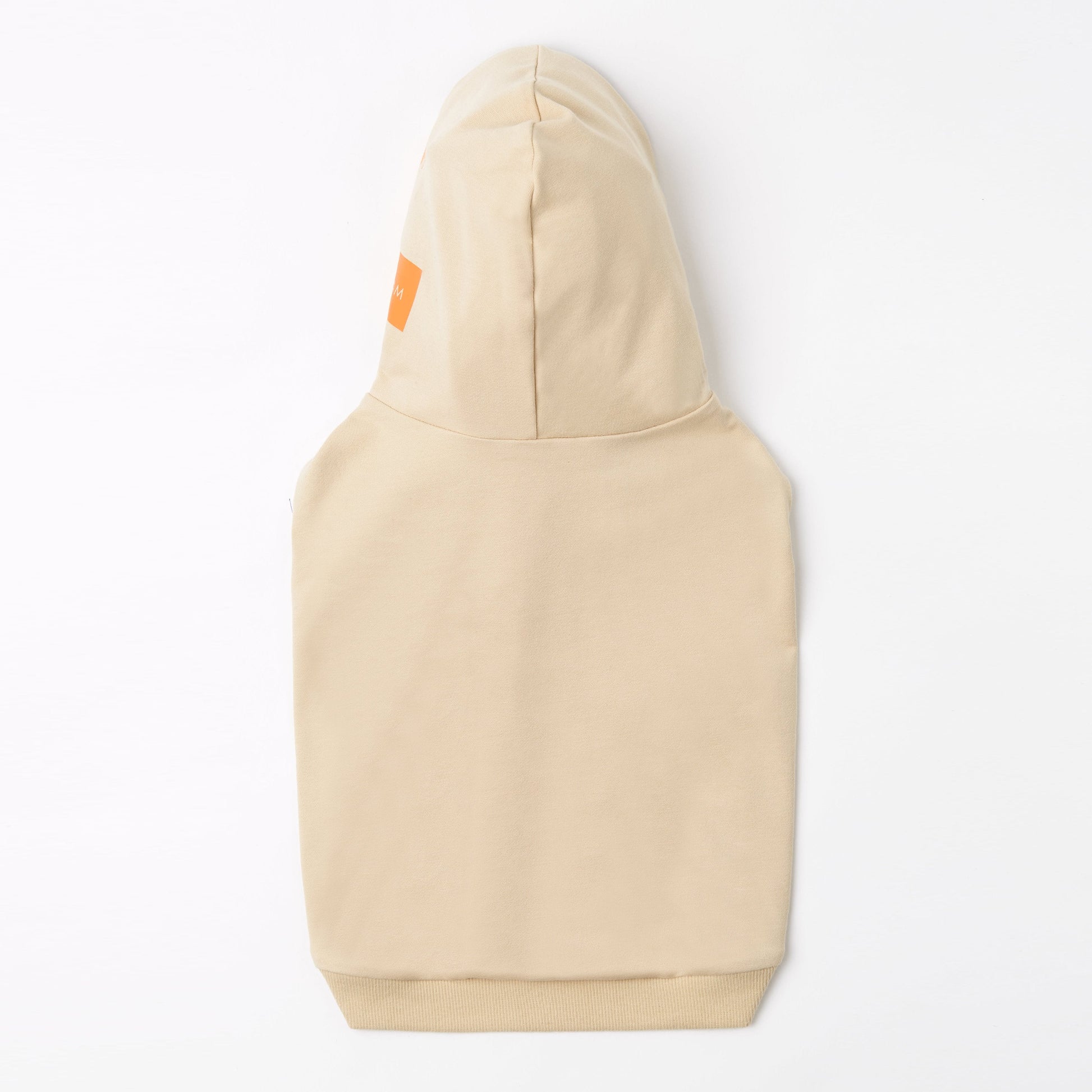 Don't Mess Me Up Hoodie White and Apricot