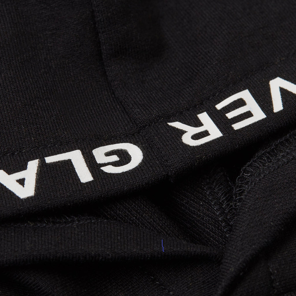 Overglam Print Hoodie in Black and Yellow