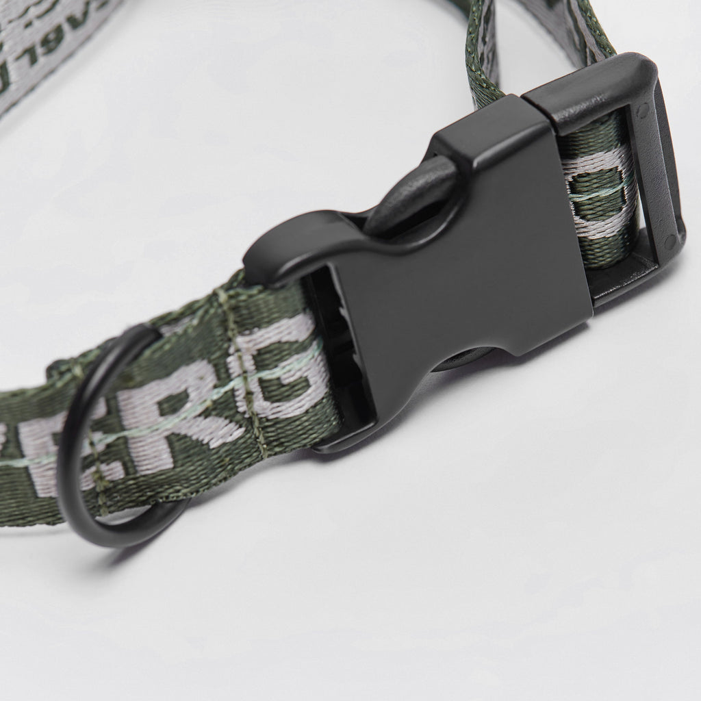 Ribbon Collar in Rose and Green