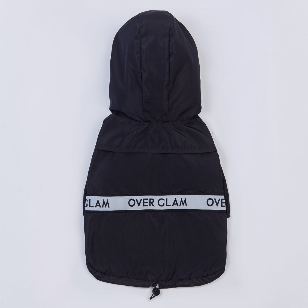 Thin Coat with Overglam Ribbon in Black