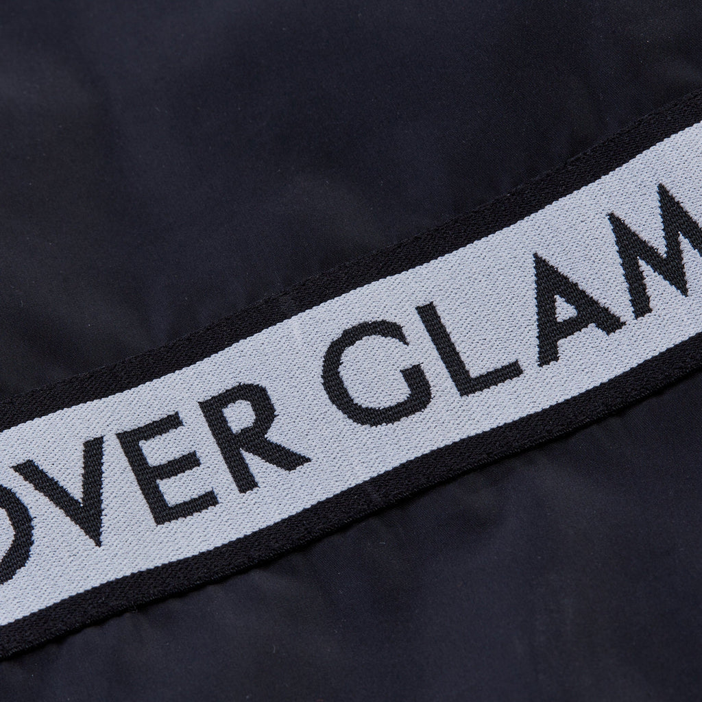 Thin Coat with Overglam Ribbon in Black