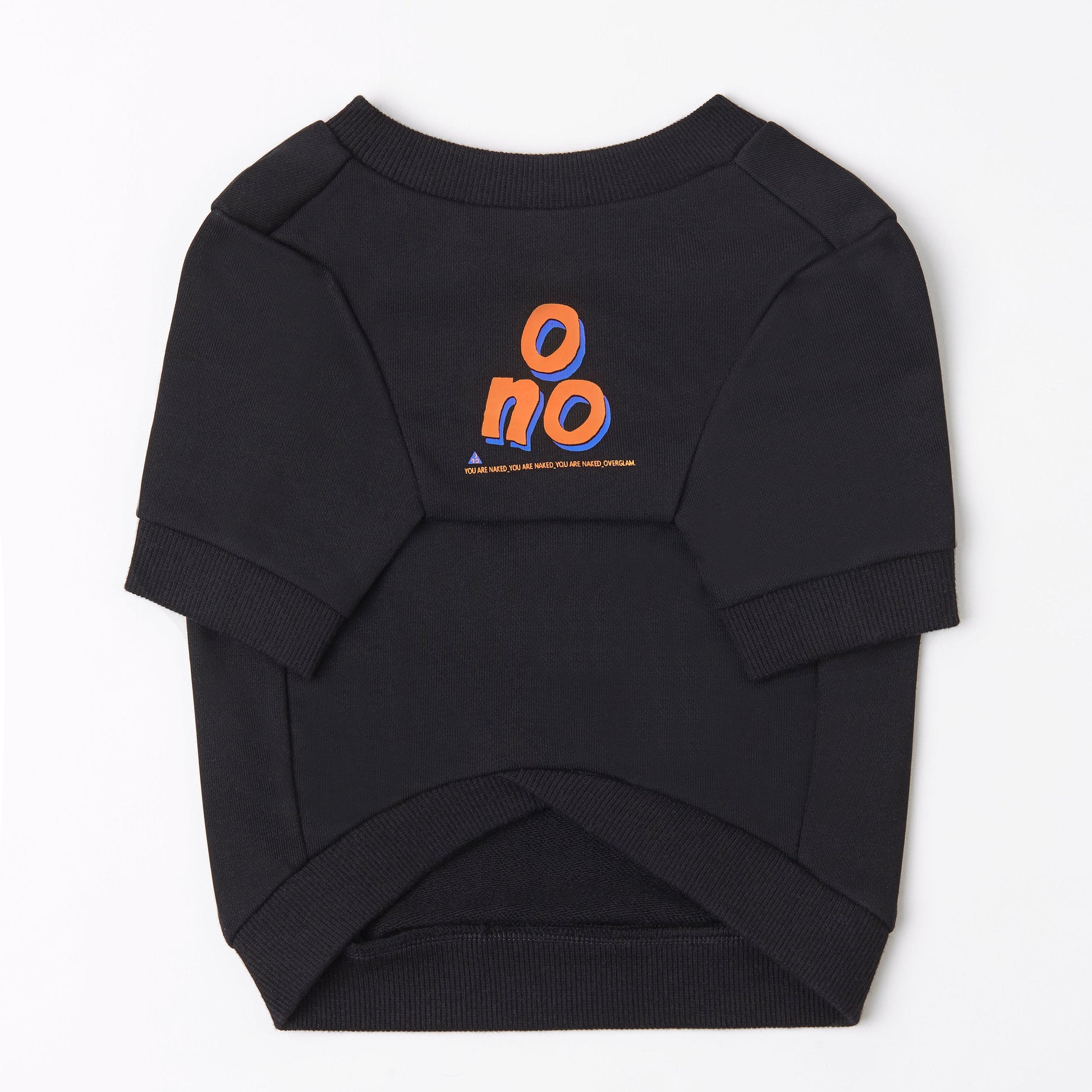 O NO Sweatshirt in Pink and Black