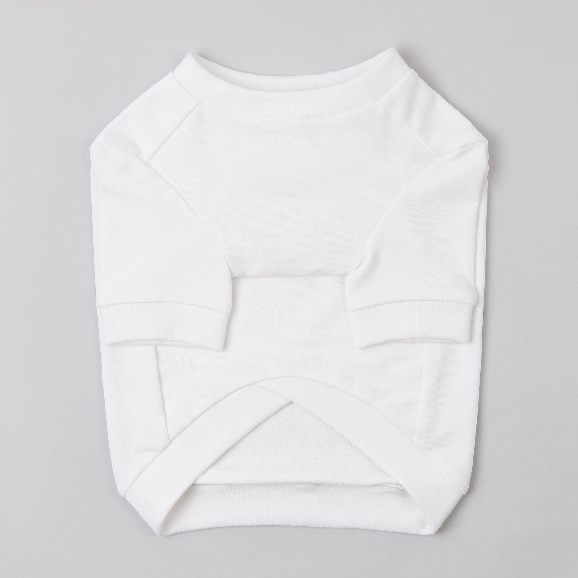 Naked Embroidered Sweatshirt in White and Apricot