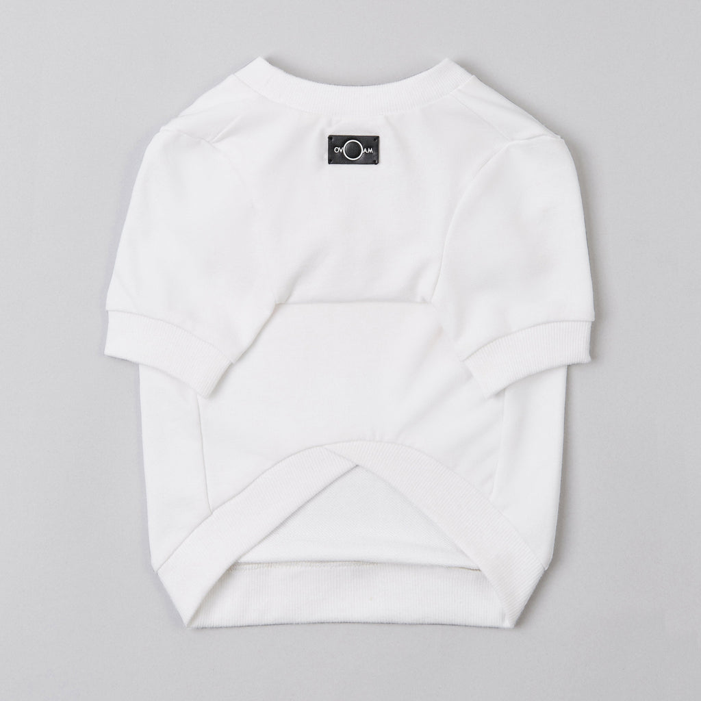 Skateboard Print Sweatshirt in Black and White