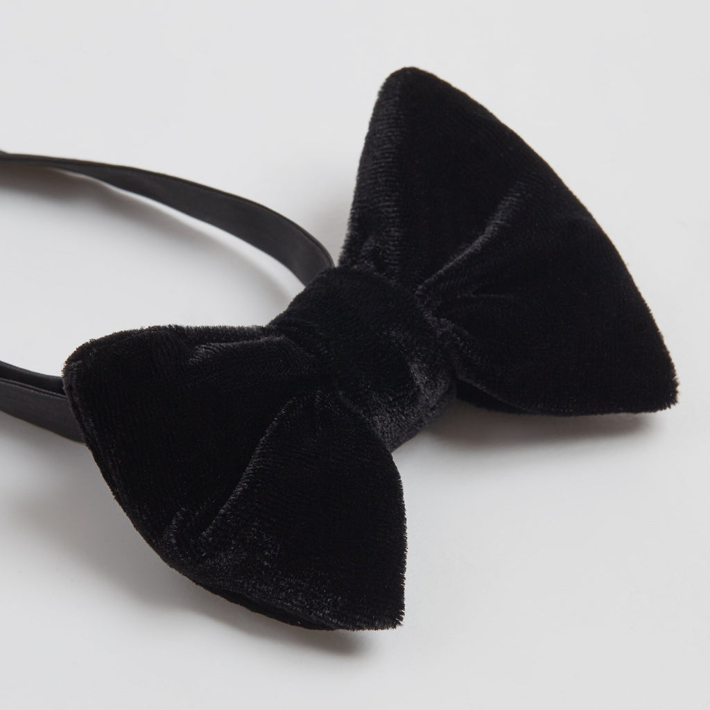 Black Velvet Bow Tie