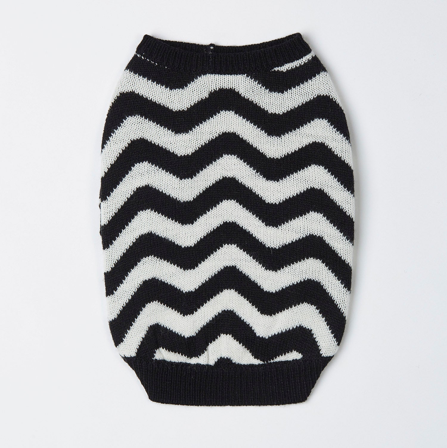 Zig Zag Jumper in Red and Black