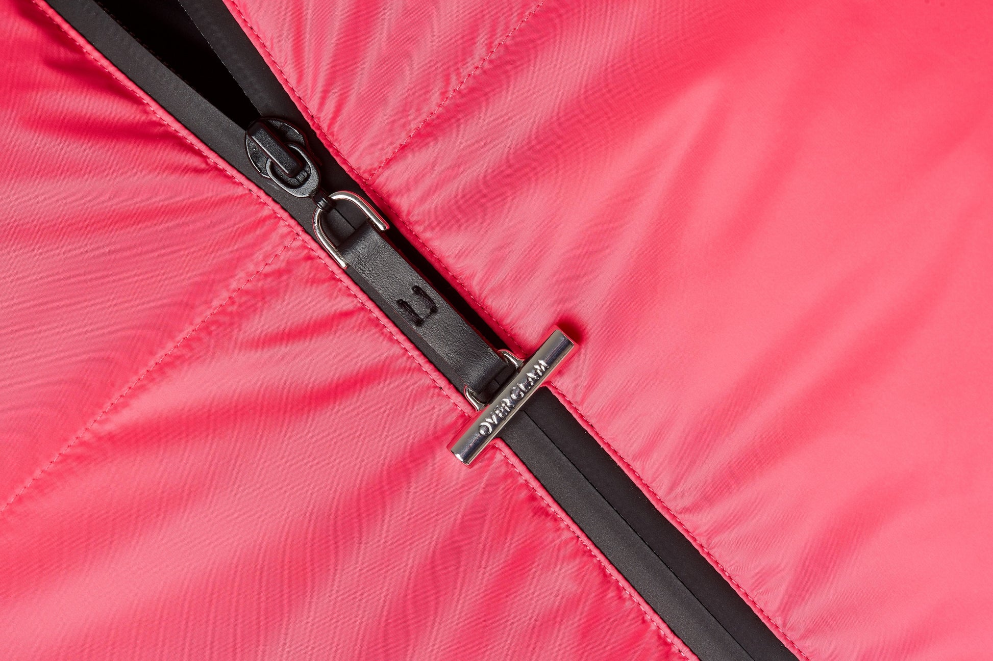 Rose Puffer Ski Jacket with Hood