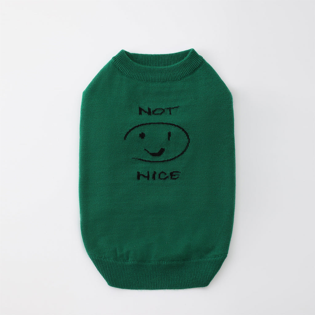 Smile Jumper in Emerald Green and Olive