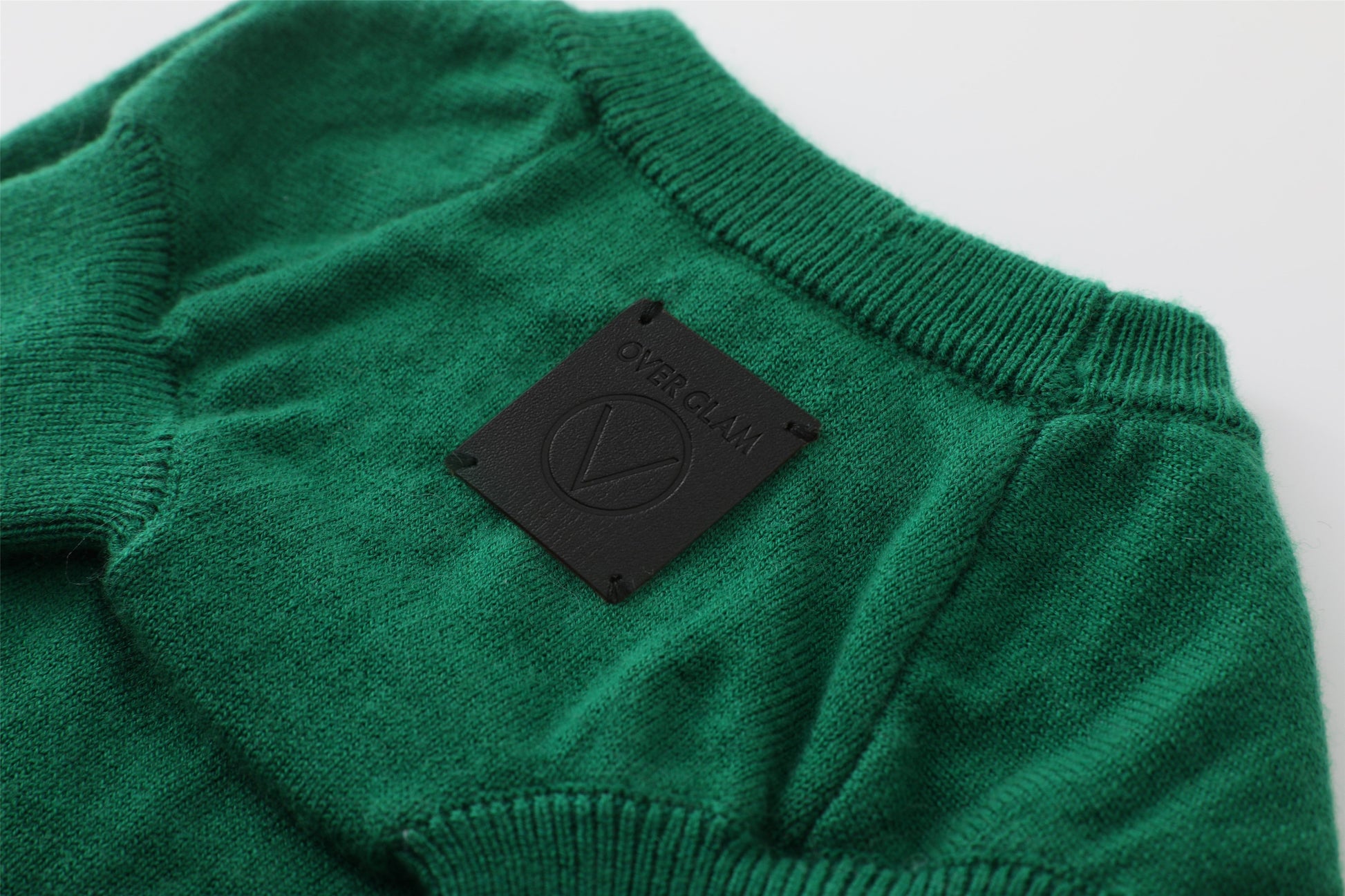 Smile Jumper in Emerald Green and Olive