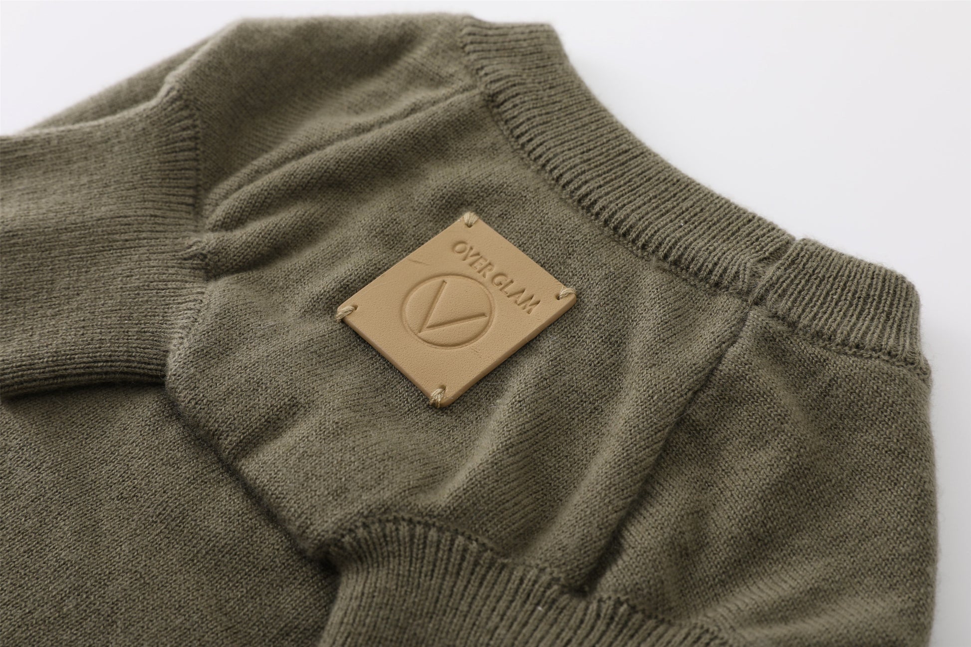 Smile Jumper in Emerald Green and Olive