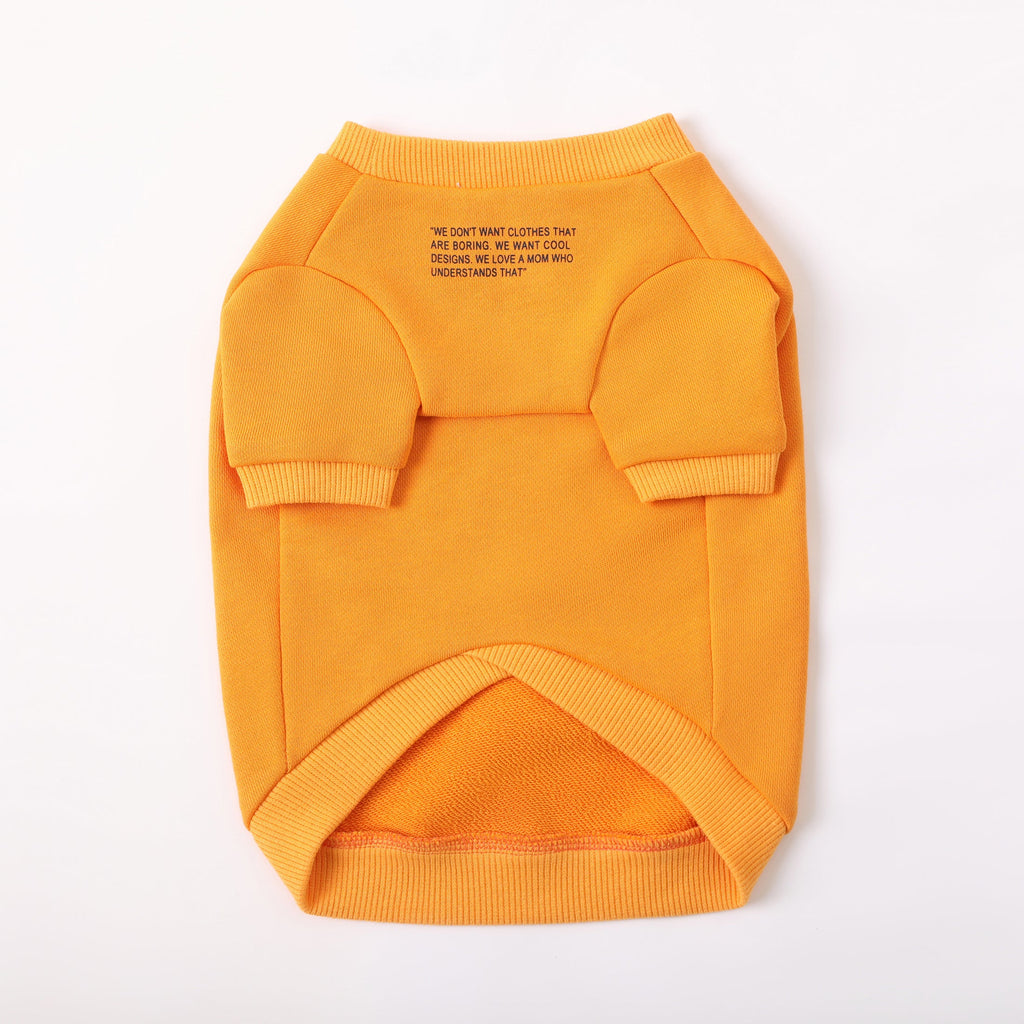 Colourful Wool Blend Sweatshirt with Slogan