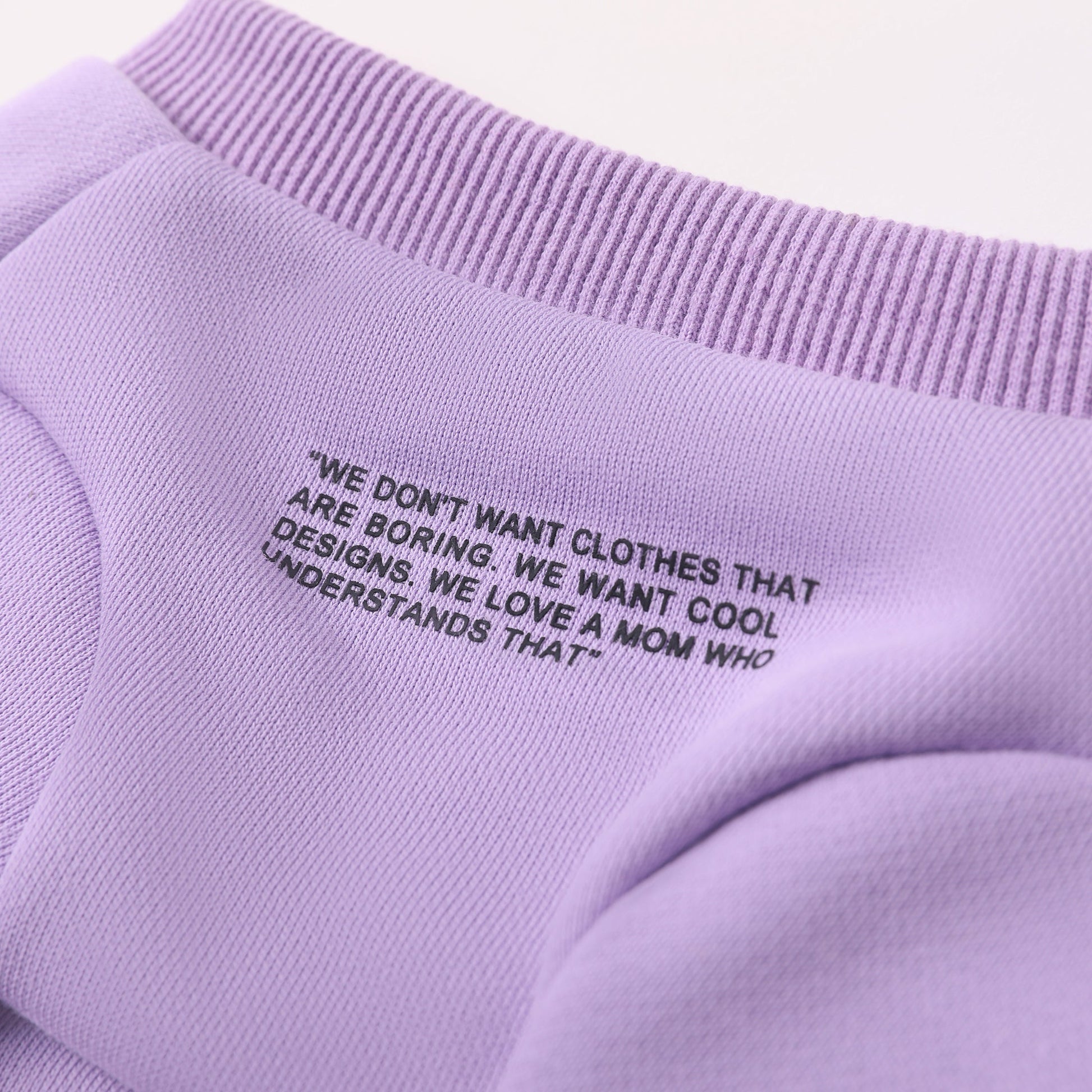 Colourful Wool Blend Sweatshirt with Slogan