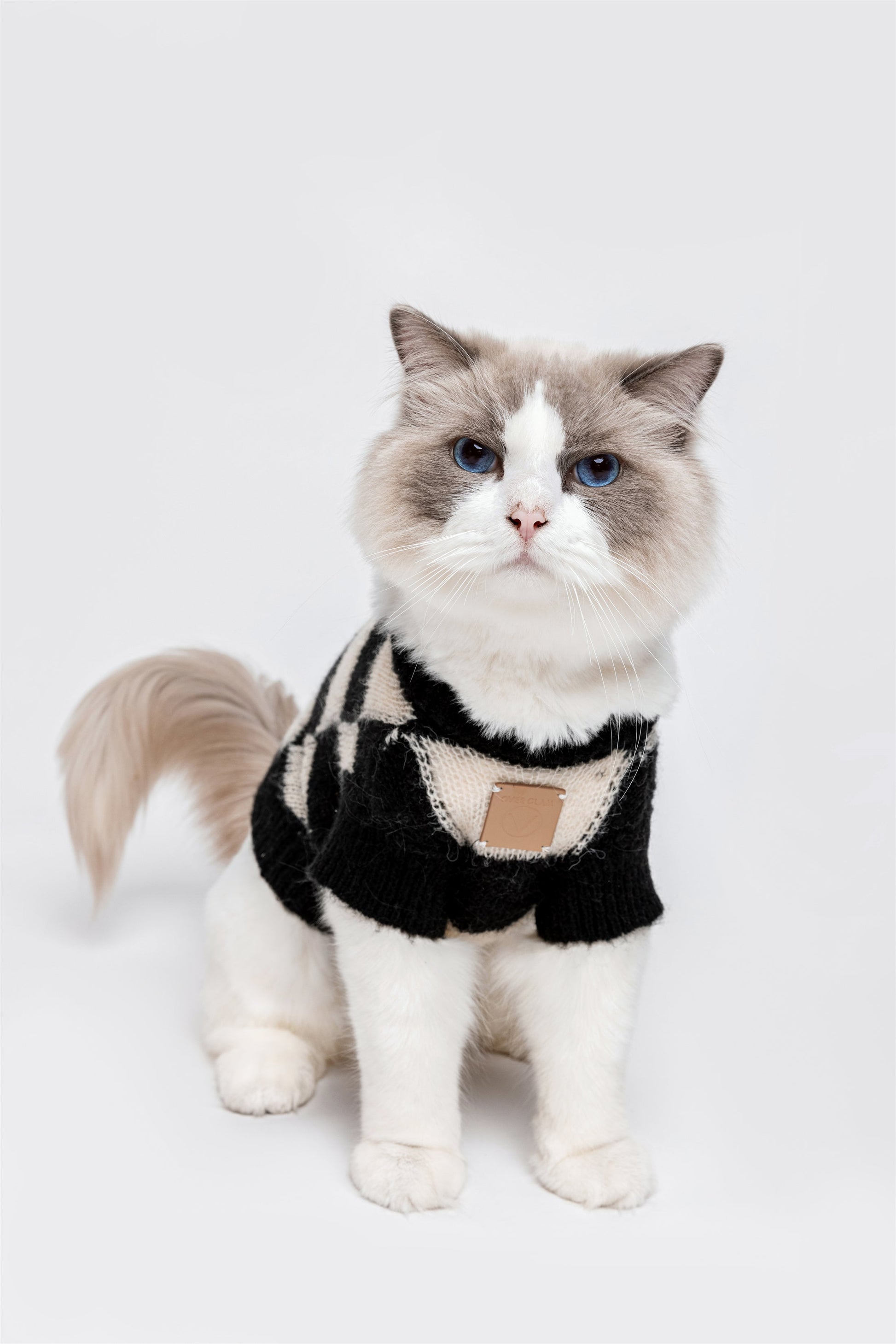 Mono Square Thin Knit Sweater