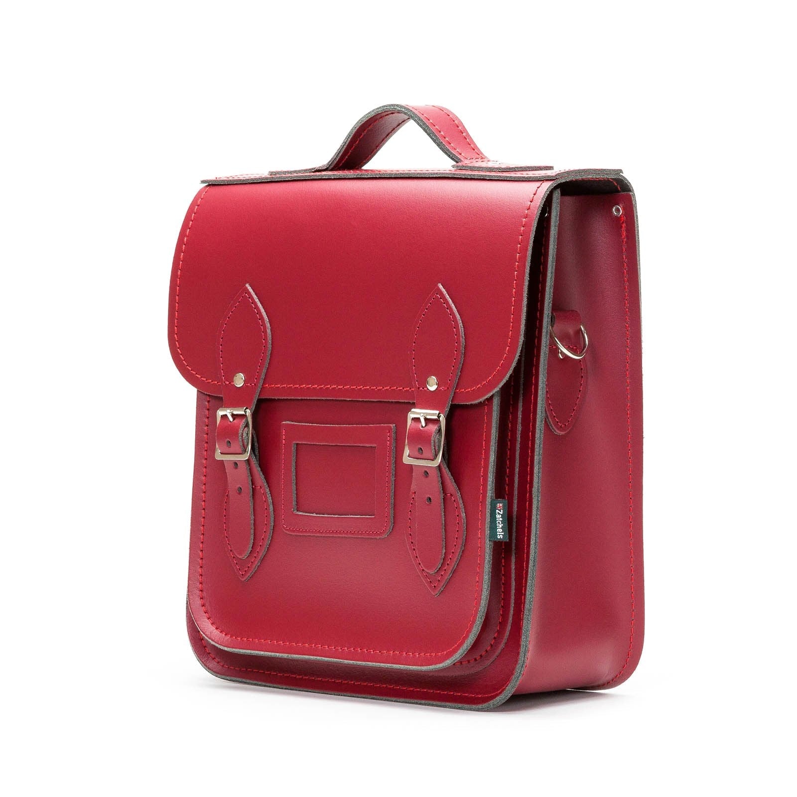 Handmade Leather City Backpack in Oxblood