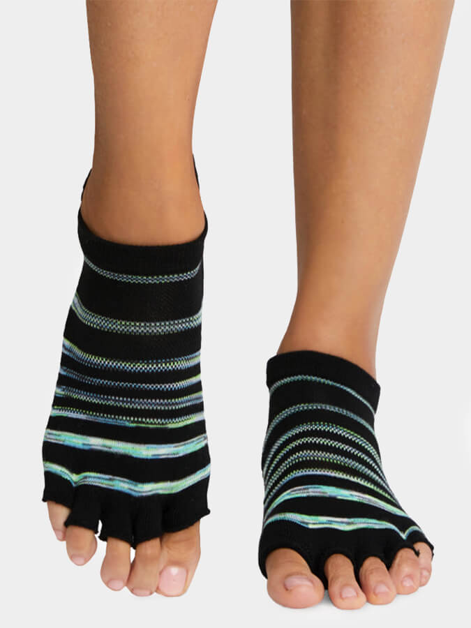 Low Rise Half Toe Yoga Grip Socks for Women