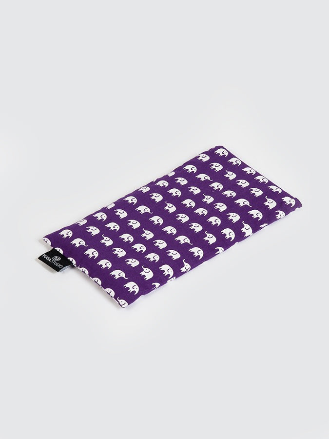 Organic Cotton Lavender Scented Elephant Eye Pillow with Linseed Fill