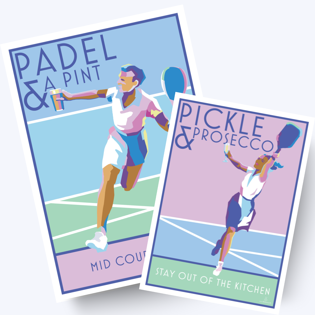 Padel and Pickle Print Bundle